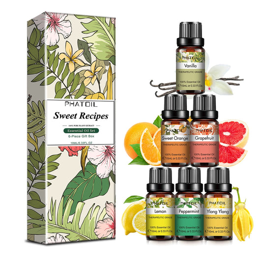 Phatoil Fruit Premium Essential Oil Set For Air Purifying (6pcs)